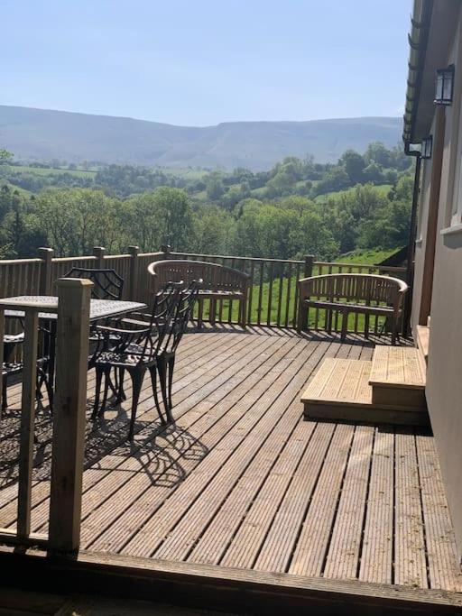 Cottage With Outstanding Views Velindre  Exterior foto
